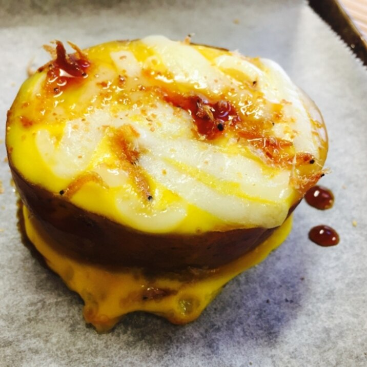 リメイク!ジャガイモ煮のエッグチーズマヨ焼き